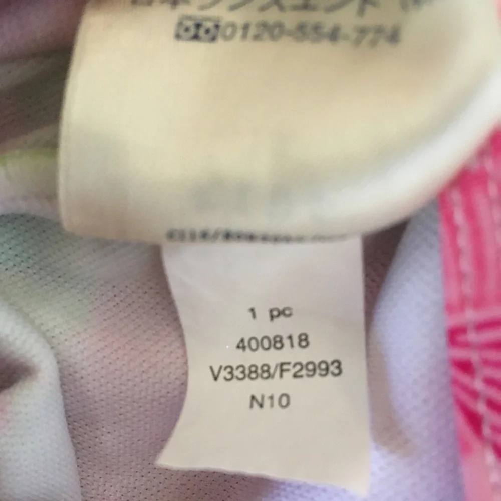 Lands End One piece Pink Floral Swimsuit‎ size 12